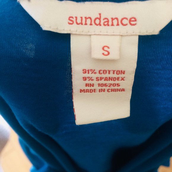 Sundance Blue Top, Size Small - Picture 6 of 6